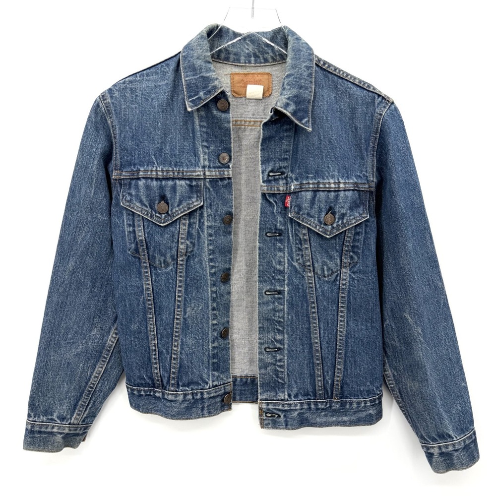 Vtg 1970s Levi Strauss Size 36 Type III Denim Jacket WPL 423 Made In USA Trucker